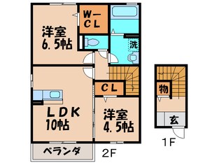 カ－サ・フロ－レの物件間取画像